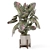 Handmade Stone Pot Indoor Plants 3D model small image 1