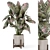 Handmade Stone Pot Indoor Plants 3D model small image 5