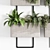 High-Quality Indoor Hanging Plant Set 3D model small image 3