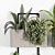 High-Quality Indoor Hanging Plant Set 3D model small image 6