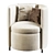 Frigerio Lou Armchair: Stylish Comfort 3D model small image 1