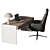 Modern Office Furniture Set 2014 3D model small image 3