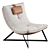 Elegant Scarlett Armchair in Vray 3D model small image 1