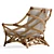 Sleek UV-Unwrapped Lounge Chair 3D model small image 4