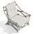 Sleek UV-Unwrapped Lounge Chair 3D model small image 6