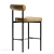 Industrial Style Counter Stool 3D model small image 3