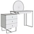 YEEROLE Vanity Table Стол 3D model small image 2