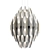 Triple Sphere Chimes Chandelier 3D model small image 2