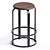 Griselle 26" Solid Wood Stool 3D model small image 2