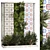 Green Fitowall 3D Asset Set 3D model small image 1