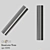 Minimalist Steel Desk Lamp 3D model small image 1