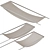 Skylight Roller Blinds, Transparent Option 3D model small image 2