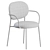 Pedrali Stiel Chairs Set Of 4 3D model small image 4