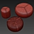 Contemporary Brooklyn Pouf Design 3D model small image 8