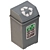 Modern Trash Bin 4K Texture 3D model small image 2