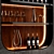 Modern Wine Rack Storage Solution 3D model small image 3