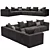 Scandinavian Designs Modular Sectional Sofa 3D model small image 5