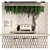 Reception Desk with Hanging Plants 3D model small image 1