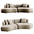 Modern Chic Olivia Sofa Design 3D model small image 2