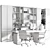 Executive Office Desk "Boss 46 3D model small image 7