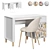 Trixie Kids' Writing Desk 3D model small image 1