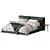 Stylish Glamis Bed with Cushions 3D model small image 3