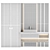 Modern Bathroom Furniture Set 3D 3D model small image 4