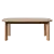 Extendable Oak Dining Table Corona 3D model small image 4