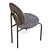  Michelle Low Back Dining Chair 3D model small image 5