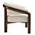 Elegant Marci Chair in Altro Snow 3D model small image 3