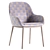 Modern Light Grey Konna Chair 3D model small image 7