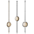 Modern Designer Dana Pendant Lamp 3D model small image 1
