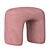 Krops Pouf: Modern Chic Seating 3D model small image 3