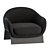 Modern Boolean Armchair by Bonaldo 3D model small image 5