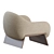 Modern Boolean Armchair by Bonaldo 3D model small image 6