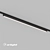 Microcosm Flat LED Track Light 3D model small image 1