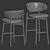 Elegant Oleandro Stool Calligaris Modern 3D model small image 6