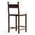 Elegant Finials Upholstered Bar Stool 3D model small image 3