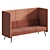 High-back Sofa CUF Milano DIVA 3D model small image 1