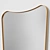 Title: Artesia Modern Decorative Wall Mirror 3D model small image 4