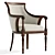 Matilda Accent Chair, UV Unwrapped 3D model small image 1