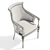 Matilda Accent Chair, UV Unwrapped 3D model small image 6