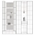 Contemporary Hallway Furniture Set 3D model small image 3