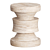  Modernist French Crafted Travertine Stool 3D model small image 2