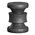  Modernist French Crafted Travertine Stool 3D model small image 4