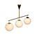 Ardsley Linear Chandelier: Elegant Illumination 3D model small image 3