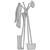 Como Coat Rack Stand 3D model small image 4