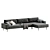 Modern 3D Max Piu Sofa 3D model small image 8