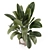 Handmade Metal Pot Indoor Plants 3D model small image 2