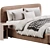 Barry Bed with Storage: Modern Design 3D model small image 3